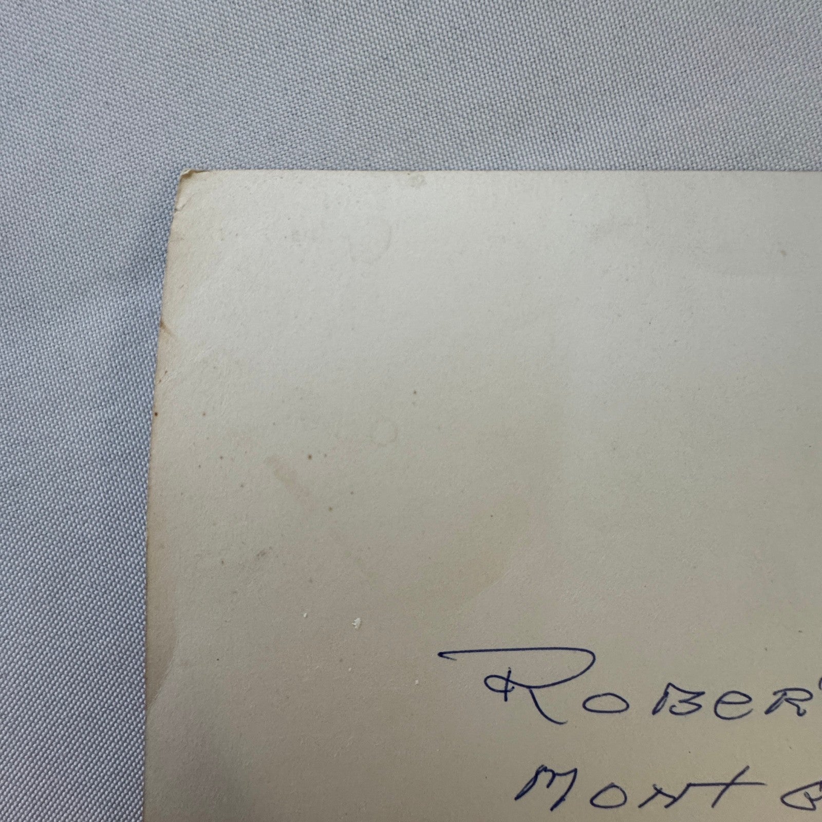 Vintage Actor Photograph Robert Montgomery Working Out Photo Medicine Ball