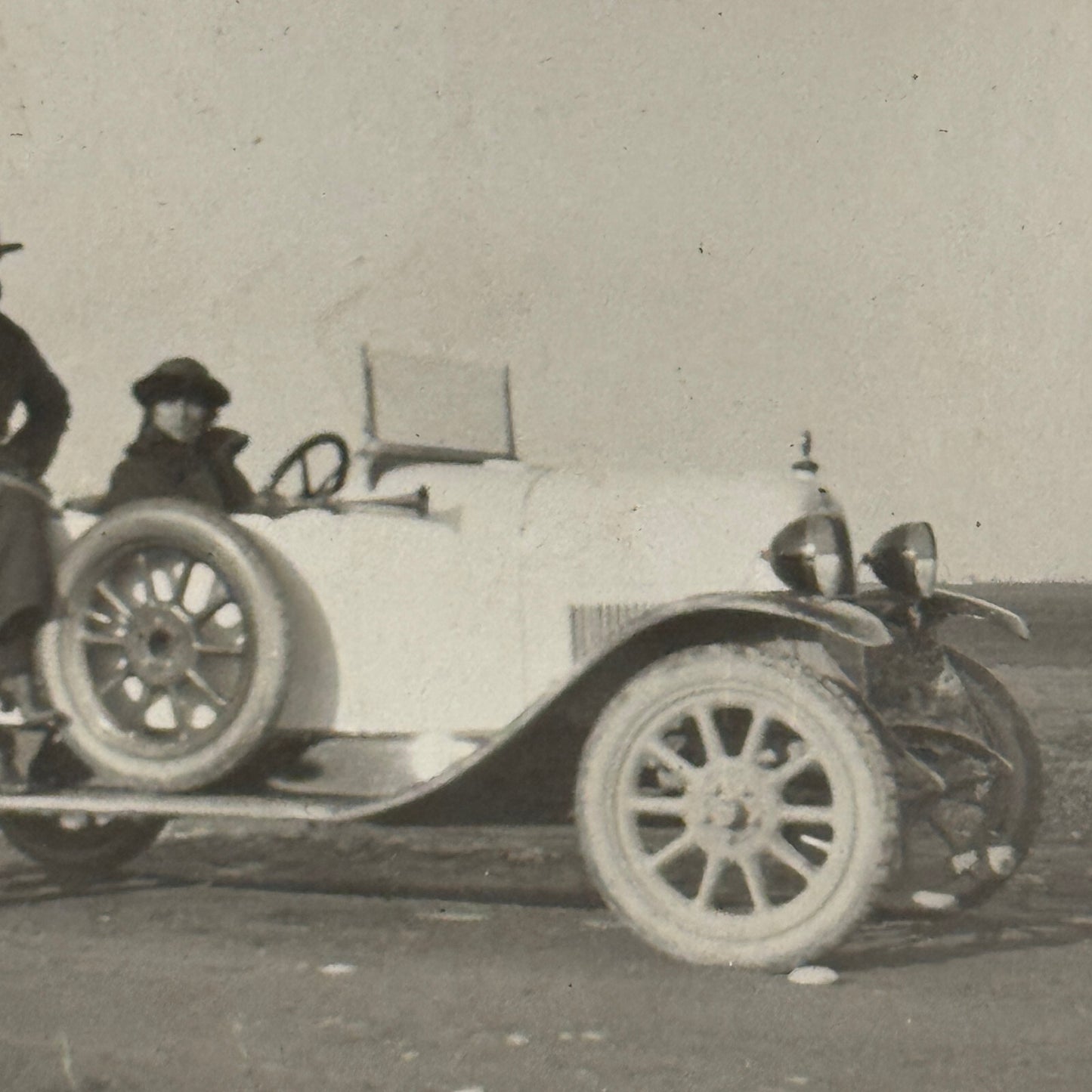 Vintage Photo Photograph Print Early Car Automobile People