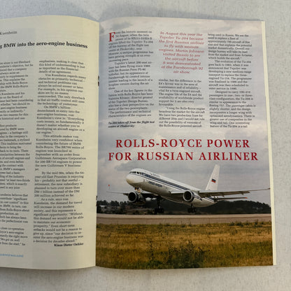 Rolls Royce Magazine Aircraft and Marine Engine Lot 6x 1989 - 1993