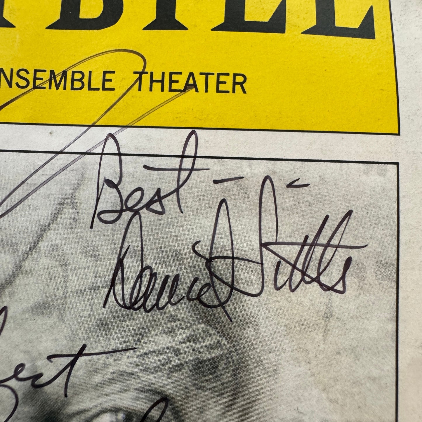 The Golem Cast Signed Playbill Program Robert Prosky Joseph McKenna David Little