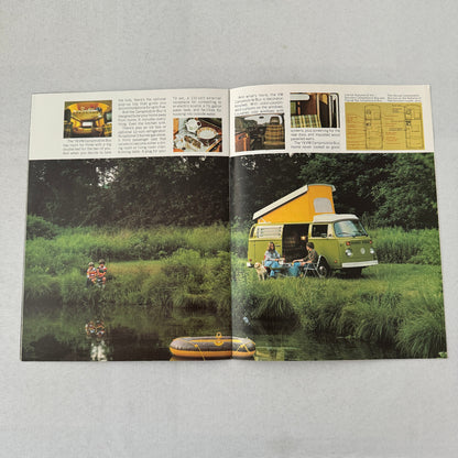 1978 Volkswagen Bus Sales Brochure Catalog Advertising VW Camper Van