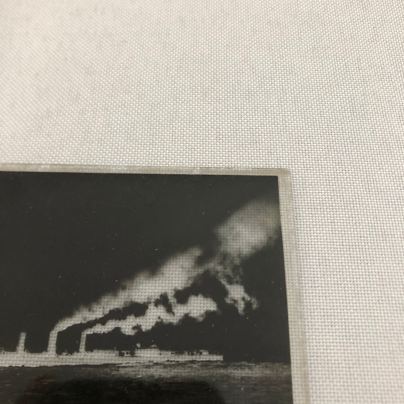 Antique Glass Plate Lantern Slide WW1 Navy Ship Military Boat World War I