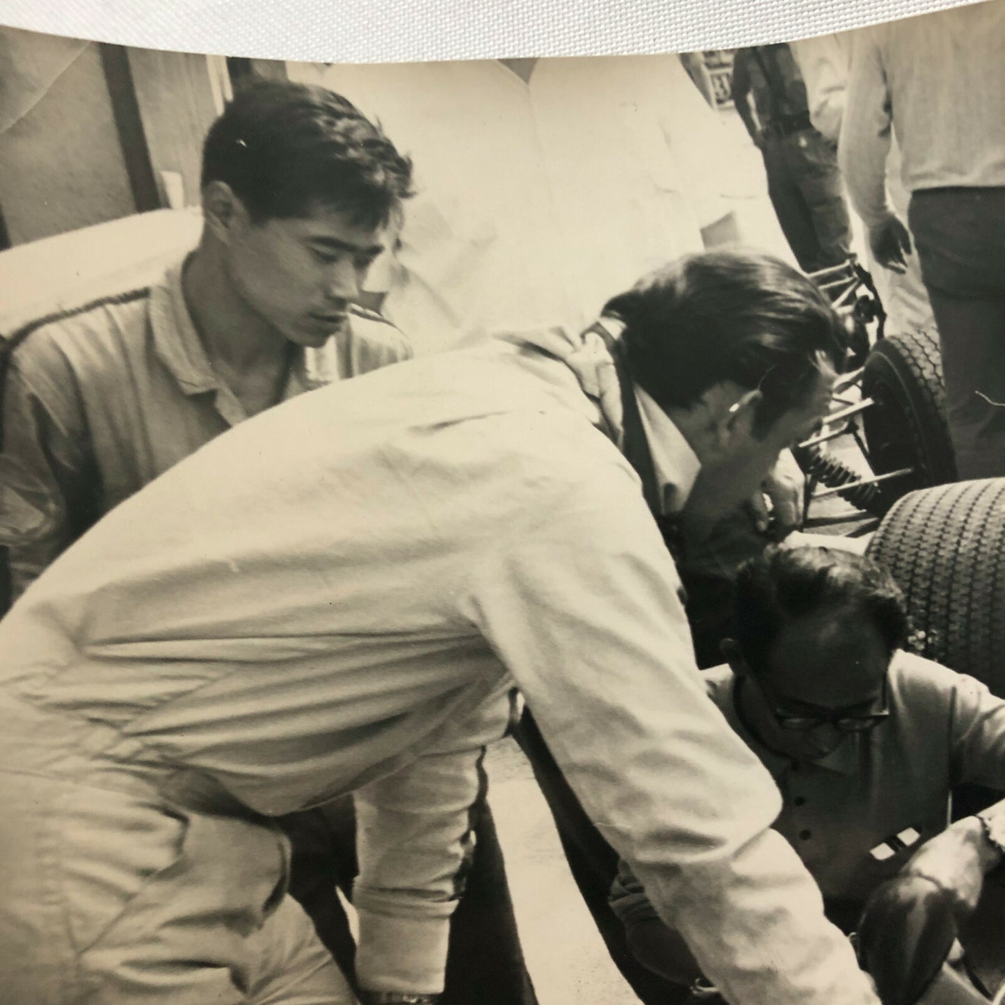 Vintage John Surtees Honda Grand Prix Racing Car Press Photo Photograph 