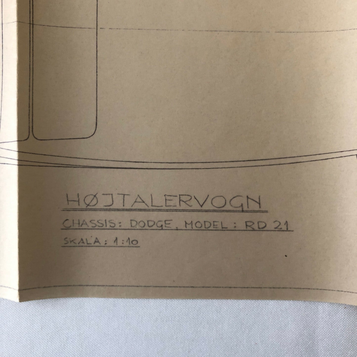 1937 Coachbuilder Truck Design Blueprint Rendering Blue Print Panel Van Dodge 