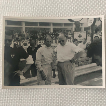 Vintage Racing Photo Photograph Stirling Moss Driver Motorsport Print Snapshot
