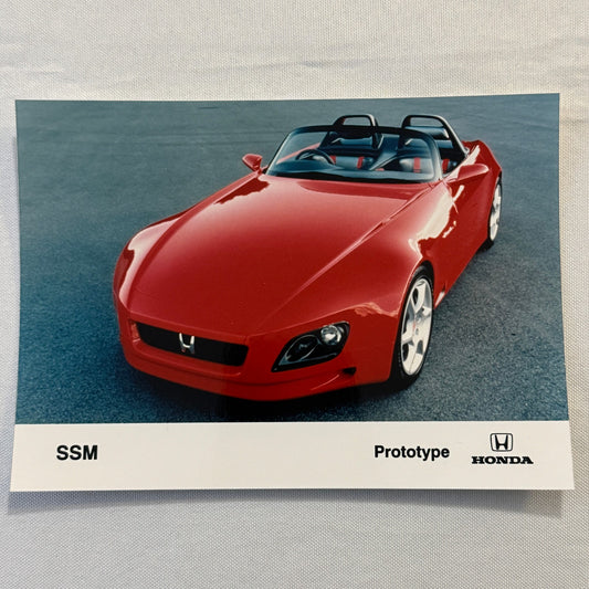 Honda SSM Concept Car Factory Press Photo Photograph Honda S2000 Prototype