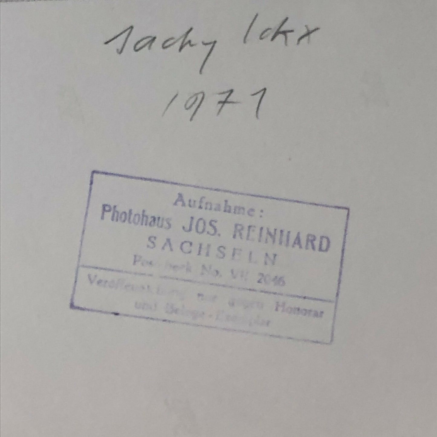 Vintage Racing Photo Photograph Jacky Ickx Driver 