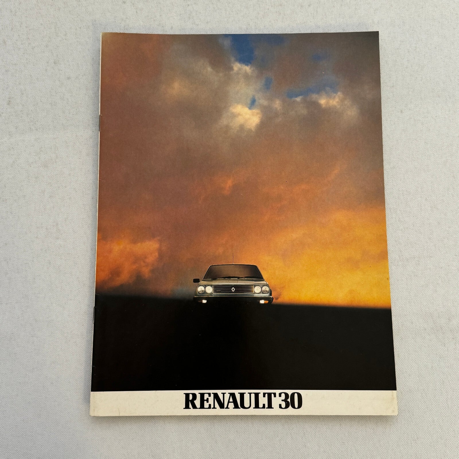 Renault 30 Turbo Diesel Car Sales Brochure Catalog Vintage Advertising UK
