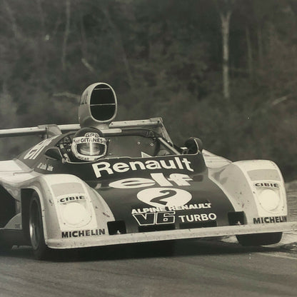 Vintage Racing Photo Photograph 1976 500 KMs de Dijon Renault Alpine A442 Turbo 
