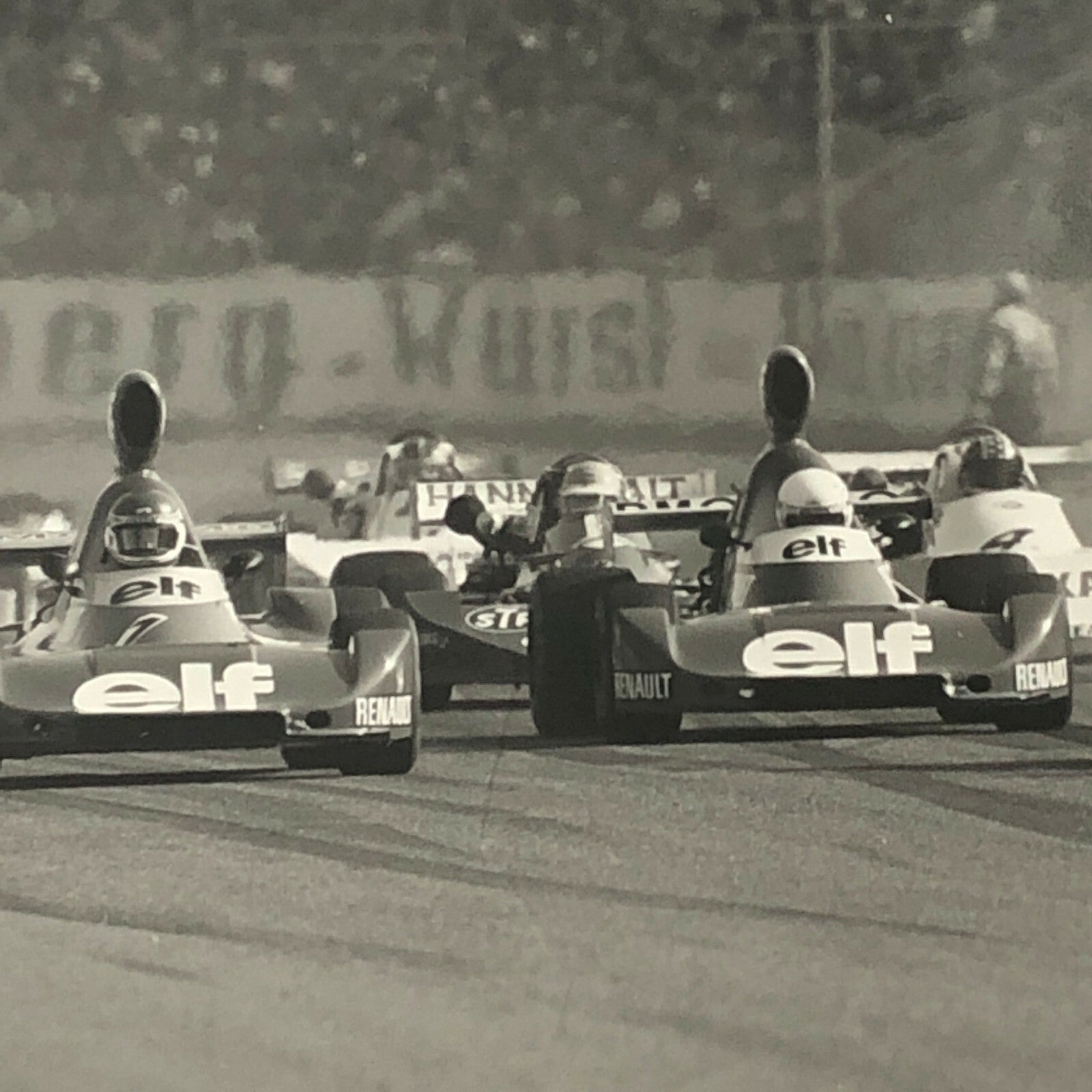 Vintage 1976 Formula 2 F2 Hockenheim Grand Prix Racing Photo Photograph Cars