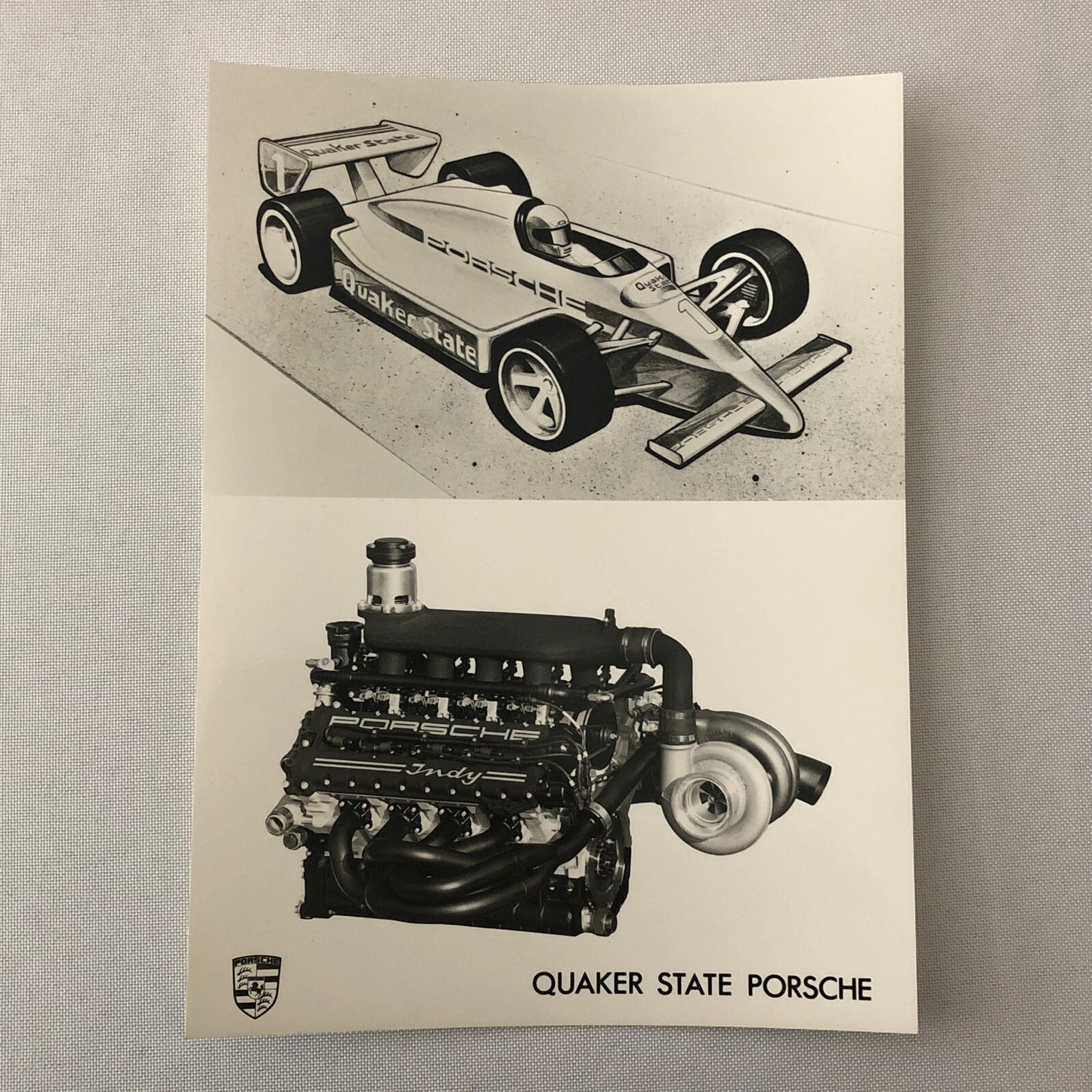 Porsche Quaker State Indy Racing Factory Photo Photograph Print
