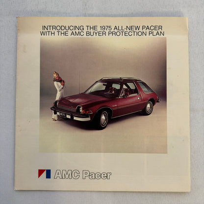1975 AMC Pacer Car Sales Brochure Catalog American Motors Pacer X Advertising