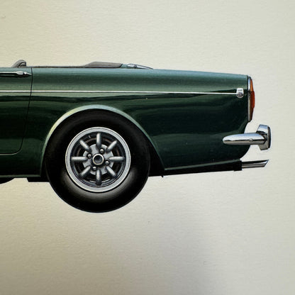 1965 Sunbeam Tiger 260 Car Illustration Art Drawing Hand Drawn Robert Preis