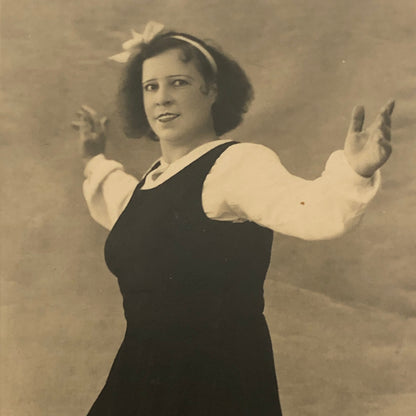 Circus Performer Photo Photograph Woman on Unicycle