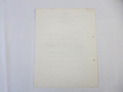 1947 REO Motors Inc Correspondence Letter Letterhead REO Truck 