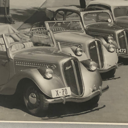 Vintage Skoda Car Automobile Photo Photograph Print Shell Gas Pump +