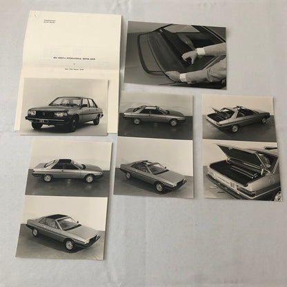 1978 Pininfarina Design Press Kit Photos Lancia Gamma Ferrari 308 400 504 +