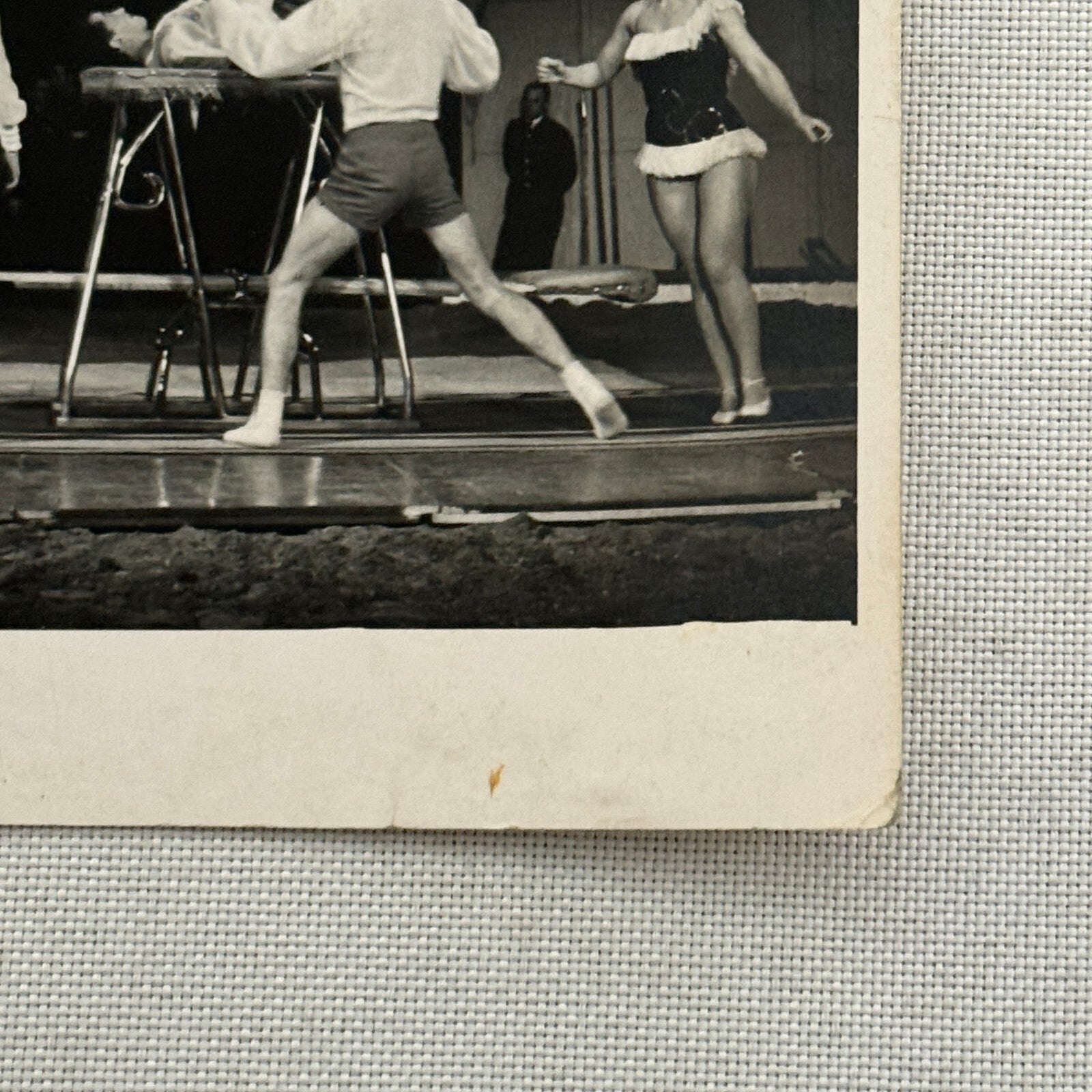 Vintage Circus Performer Balancing Act Acrobat Photo Photograph