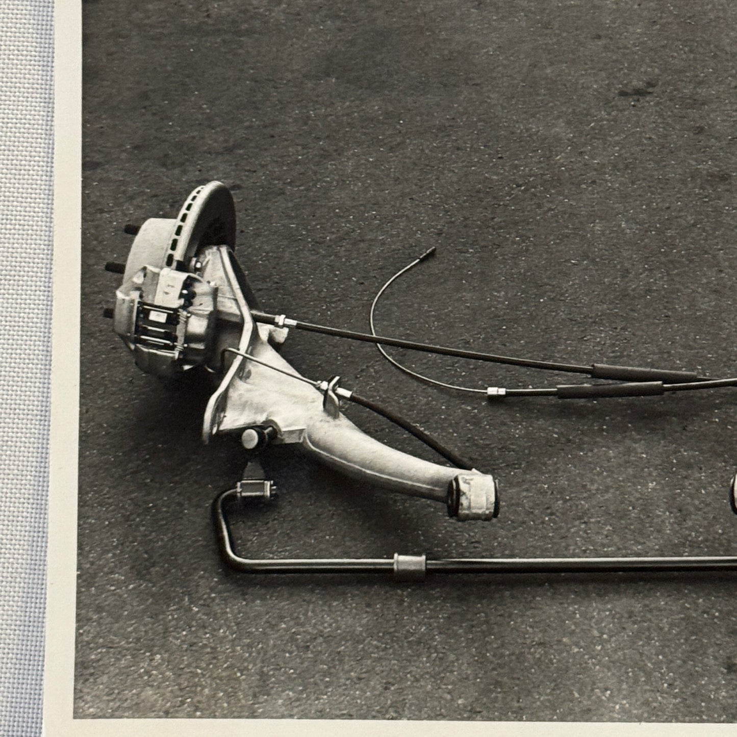 Vintage Porsche Parts Photo Photograph Brakes