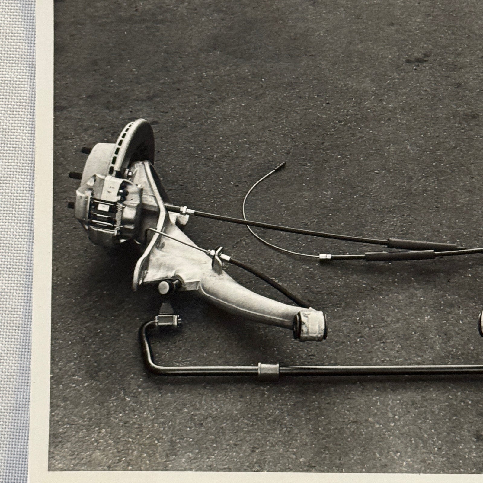 Vintage Porsche Parts Photo Photograph Brakes