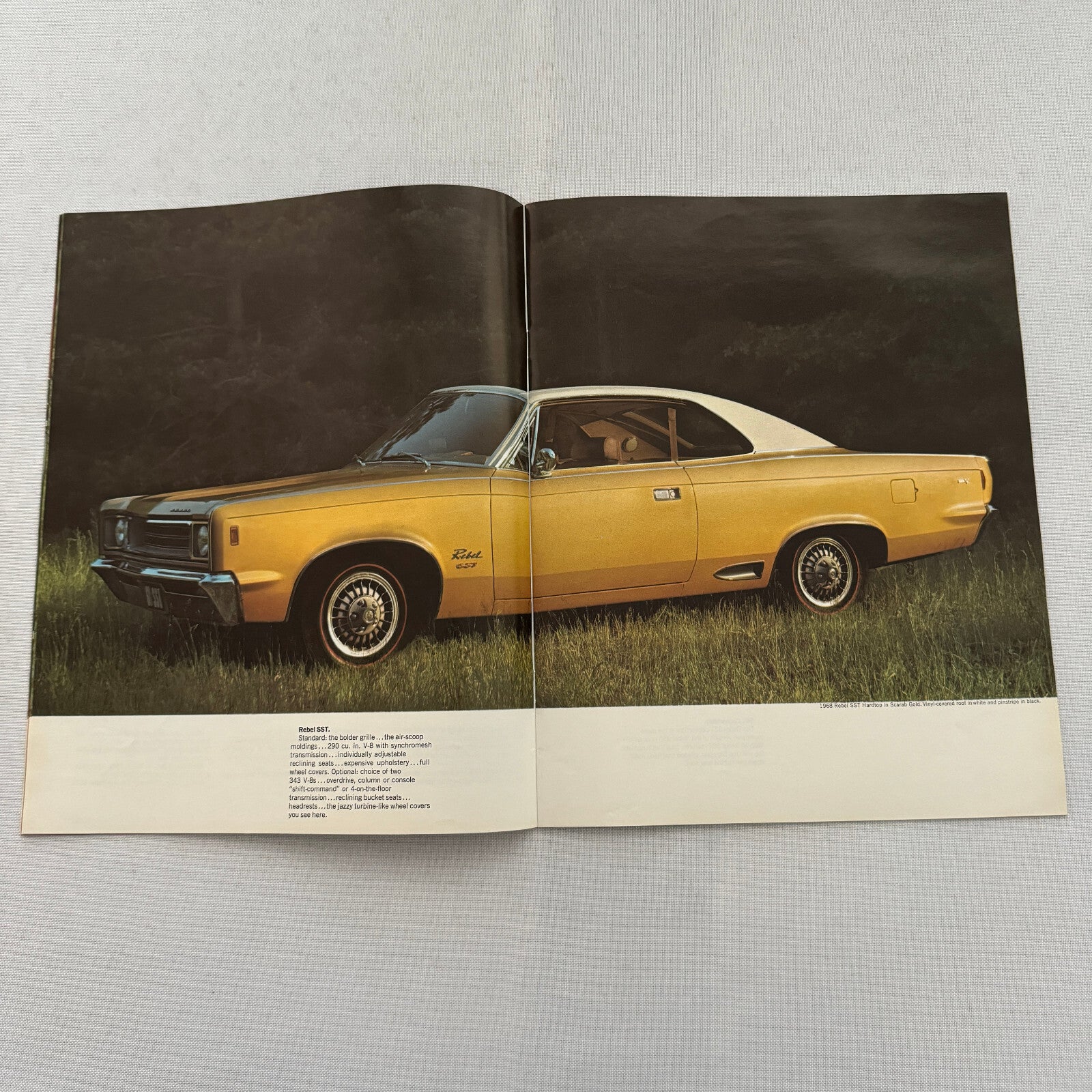 1968 American Motors AMC Brochure Catalog Javelin Rebel American Ambassador AMX