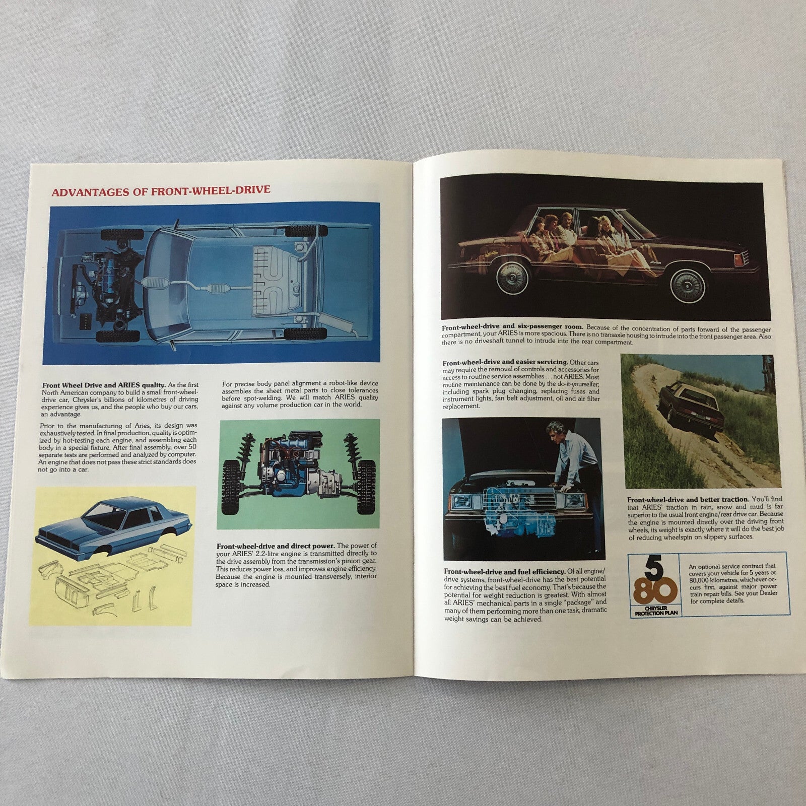 1981 Dodge Aries K Car Sales Brochure Catalog Coupe Sedan Station Wagon