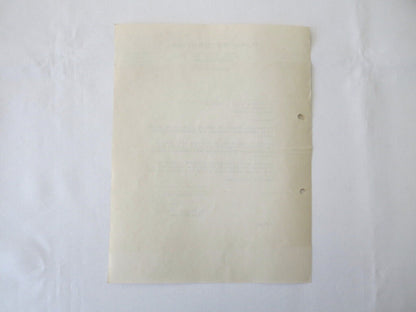 1947 Hahn Fire Aparatus Truck Letter Letterhead Document 