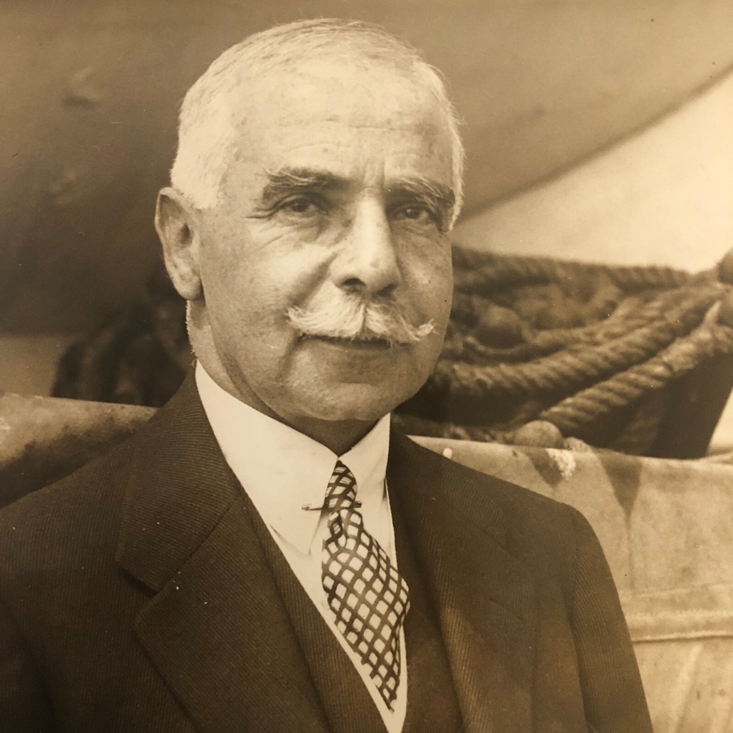 Press Photo Photograph Otto H Kahn Banker Portrait