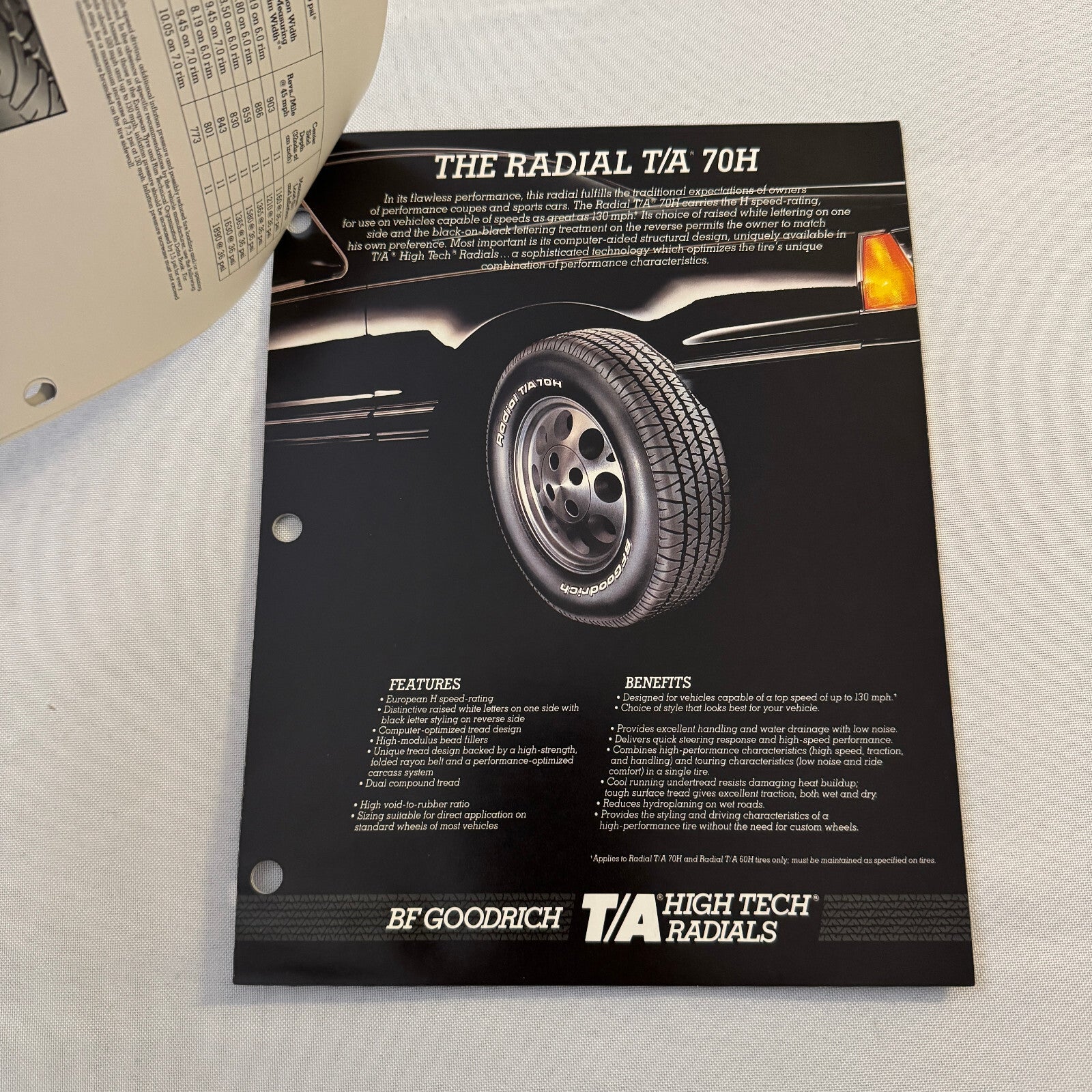 BF Goodrich Mazda Lola T616 Racing Press KIt Brochure Lola T-616 Jim Busby +