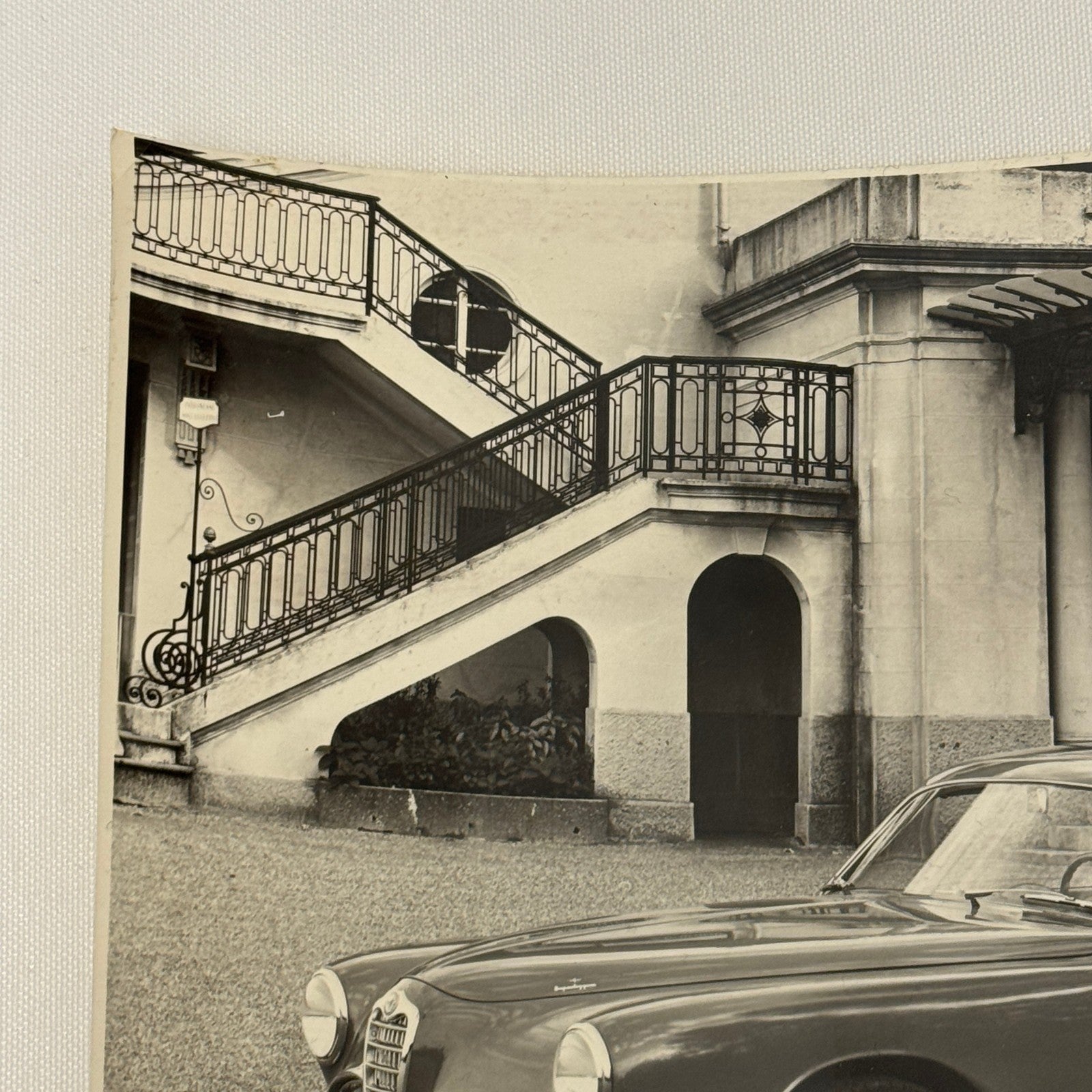 Vintage Alfa Romeo 1900 Photo Photograph 1965 Date Stamp Touring Coachbuilder