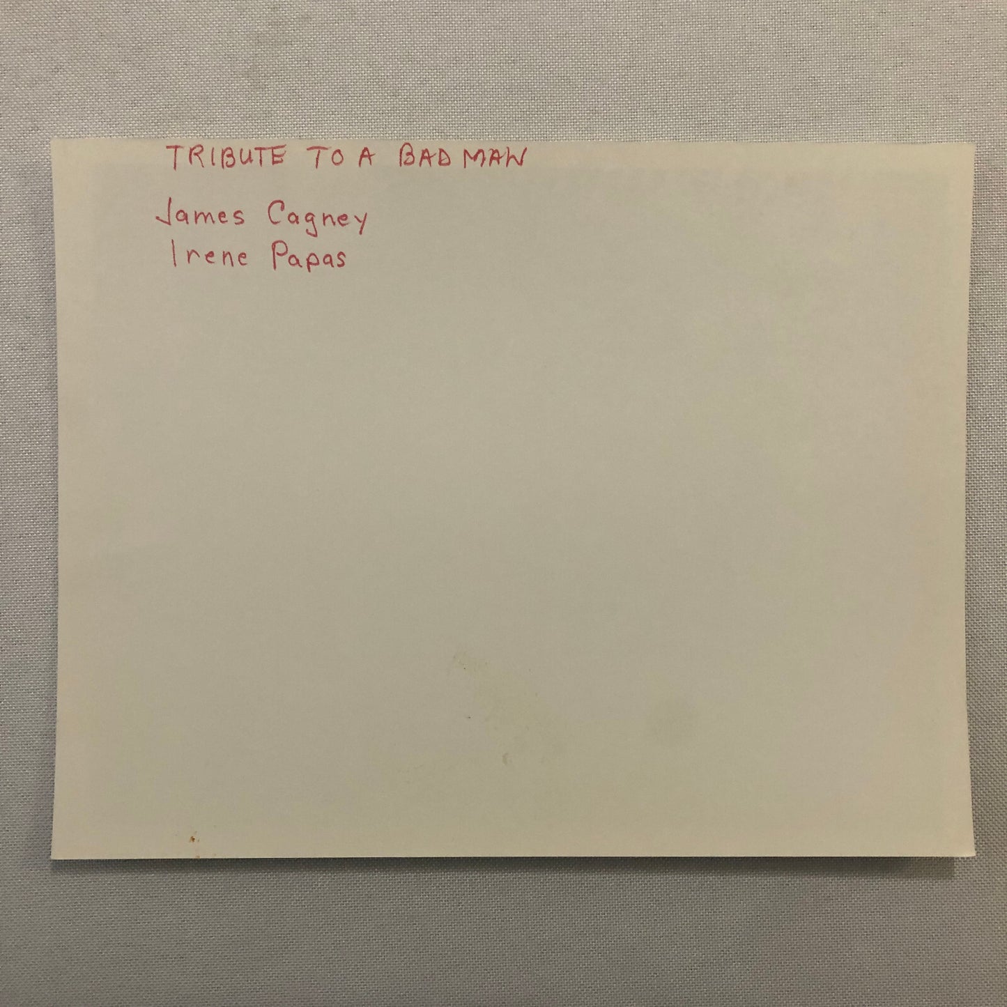 Movie Still Photo Photograph Tribute to a Bad Man James Cagney Irene Papas