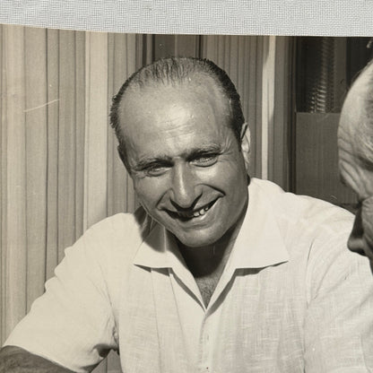 Juan Manuel Fangio Retirement Vacation Holiday Italian Press Photo F1 Racing