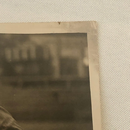 Press Photo Photograph Baseball 1933 London Americans vs Oxford University Boxer