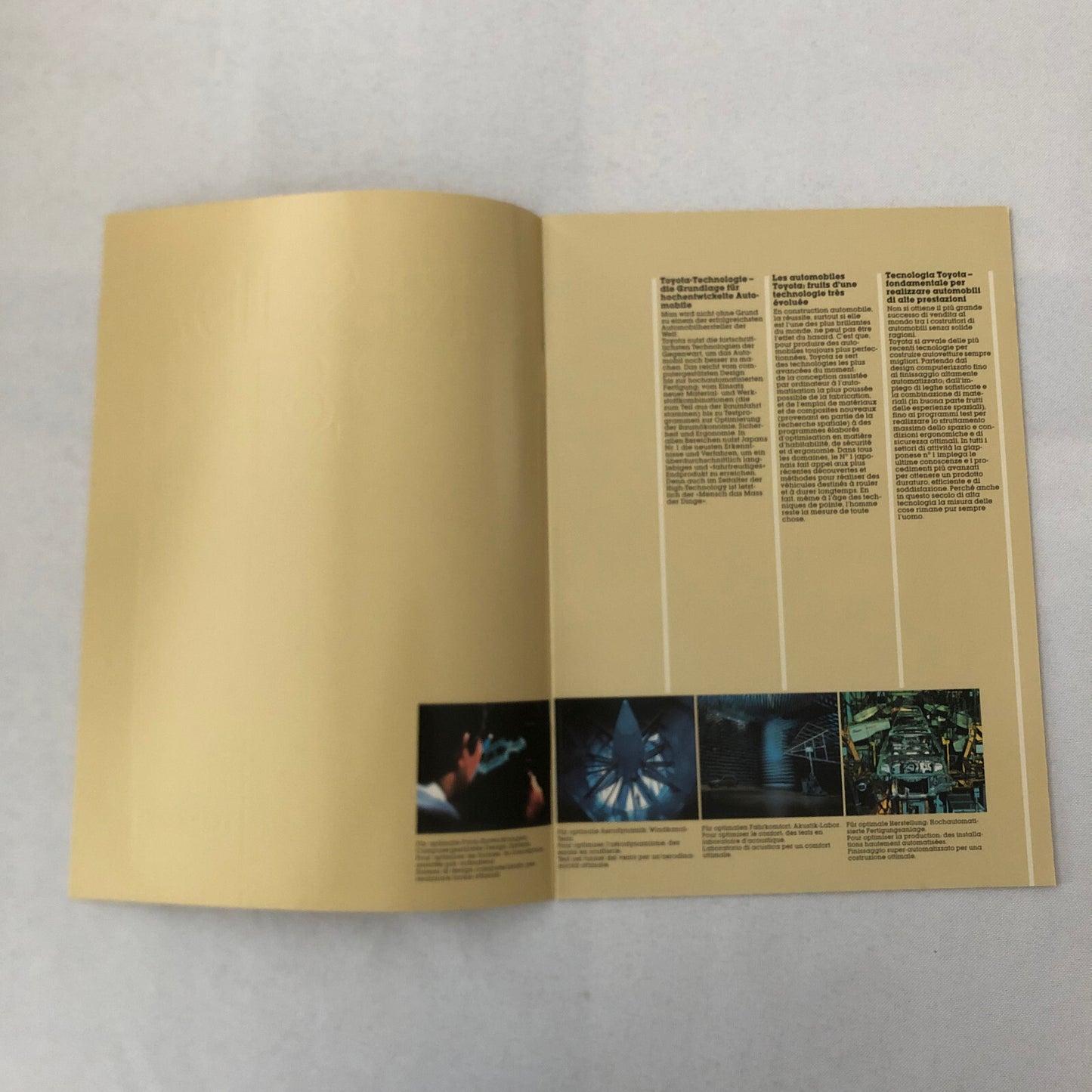 Toyota Cressida Car Sales Brochure Catalog Kombi Wagon German Italian French