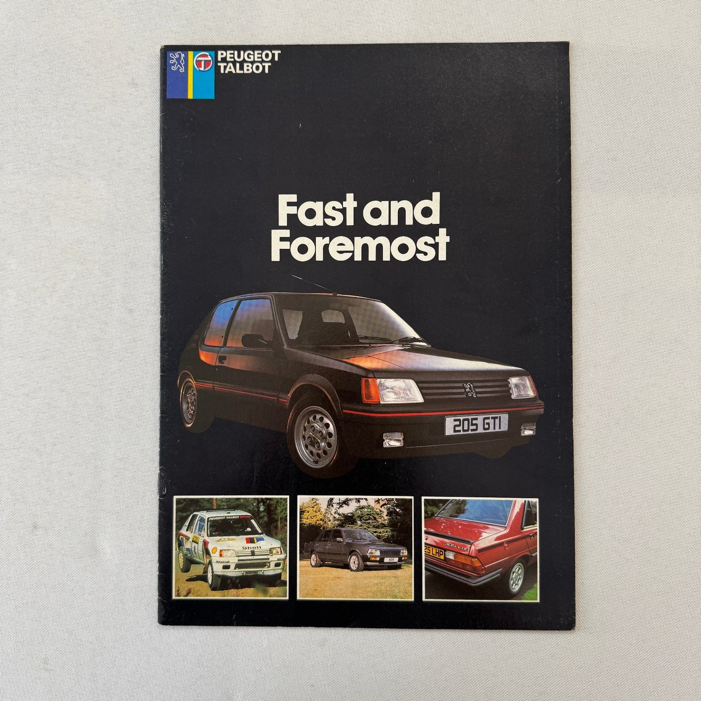 1985 Peugeot Talbot Car Sales Brochure Catalog 205 GTI 305 Rapier Minx Van