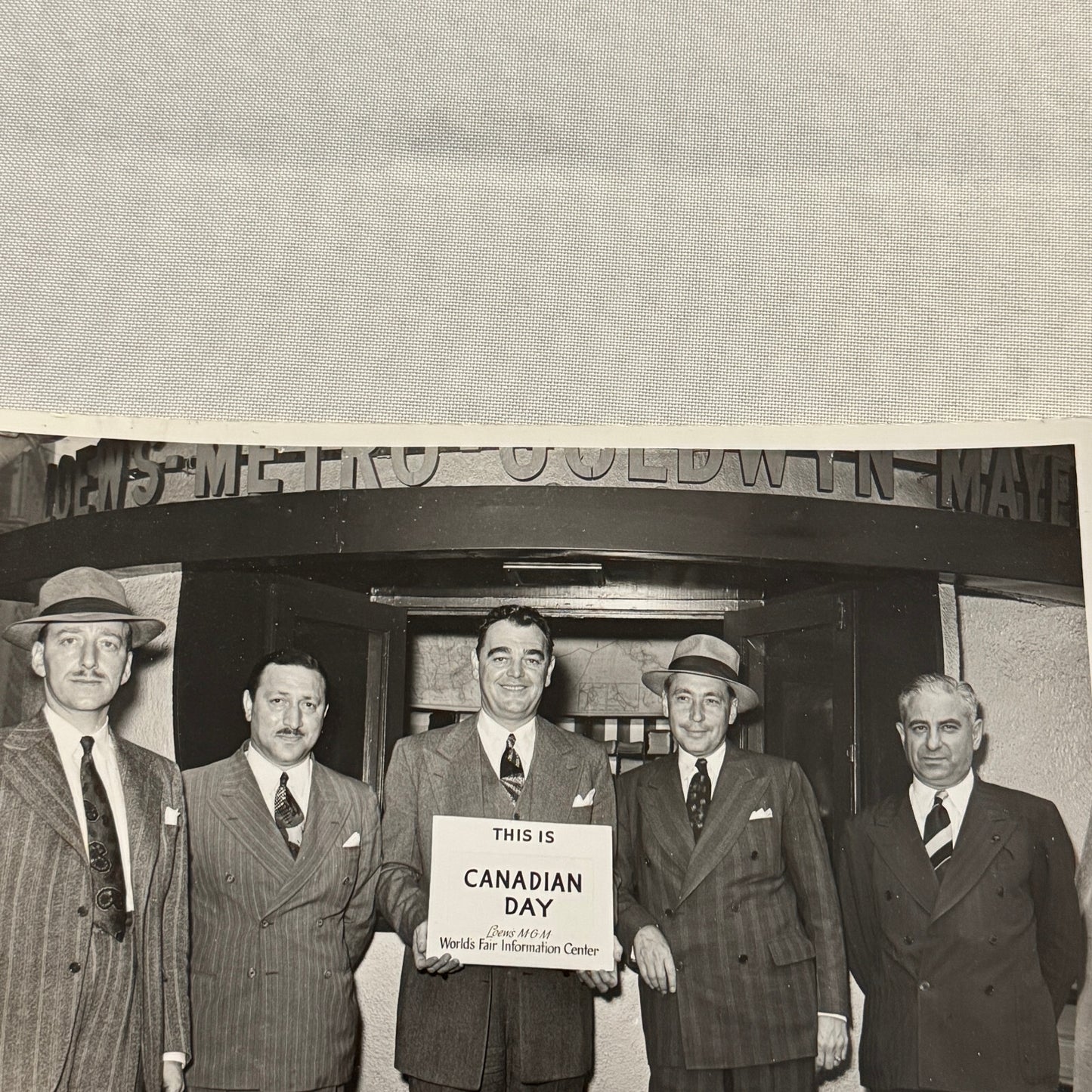 Metro Goldwyn Meyer MGM Film Executives Photo Photograph Vintage