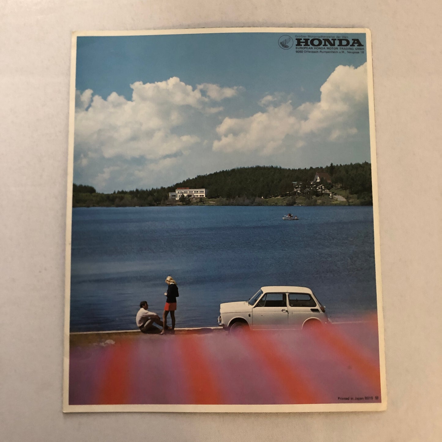 Honda N600 Touring Car Sales Brochure Catalog GERMAN Text European Vintage