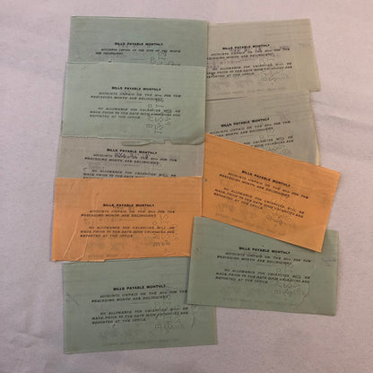 Butte Water Company Butte Montana Newspaper Document Ephemera Lot 9x 1910s