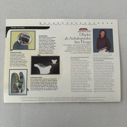 2000 Renault Next Factory Brochure Magazine German Text Concept Cars Thema