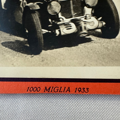 1933 Mille Miglia Racing Photo Print Image Car Drivers