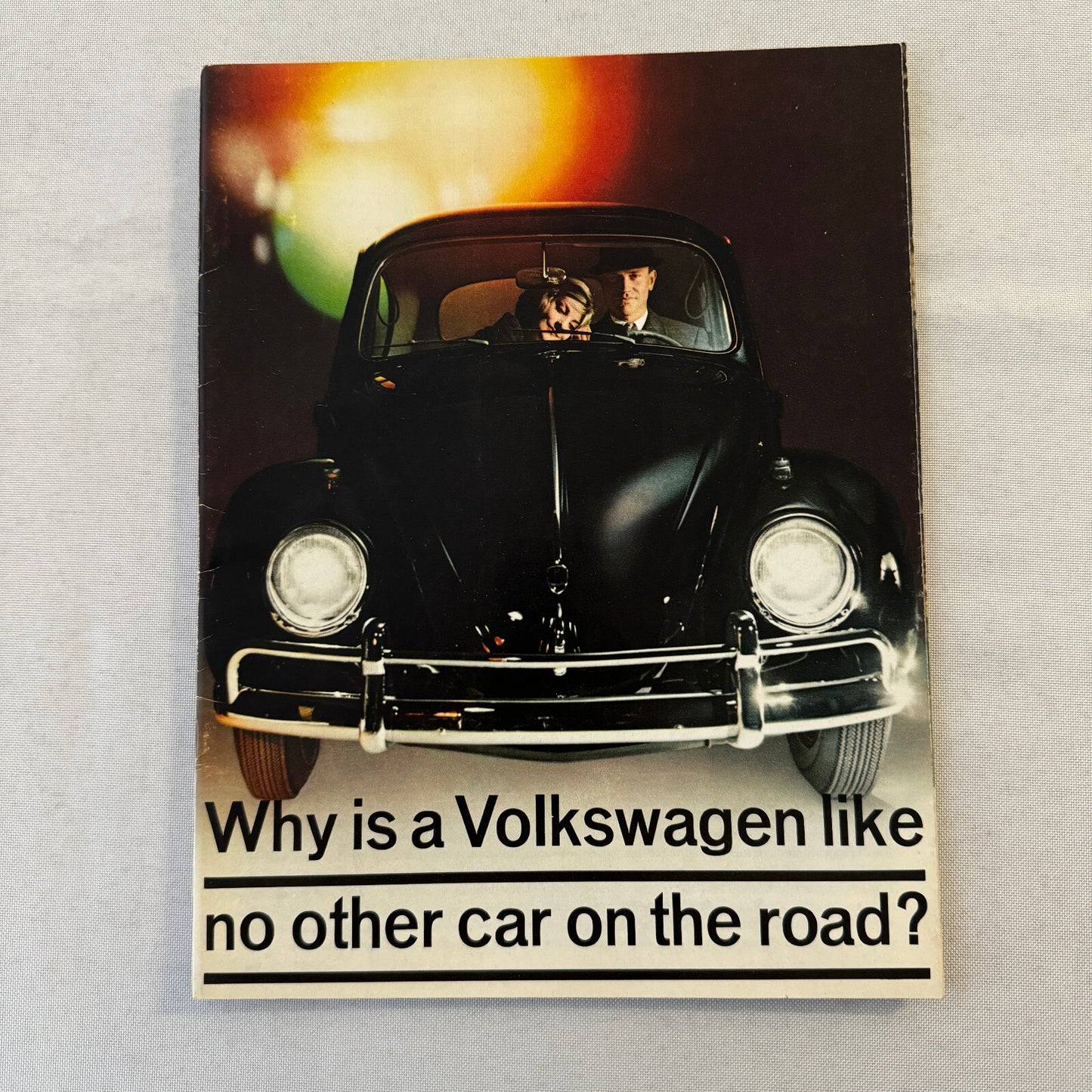 Volkswagen VW 1200 Beetle Bug Car Sales Brochure Catalog Advertising Vintage