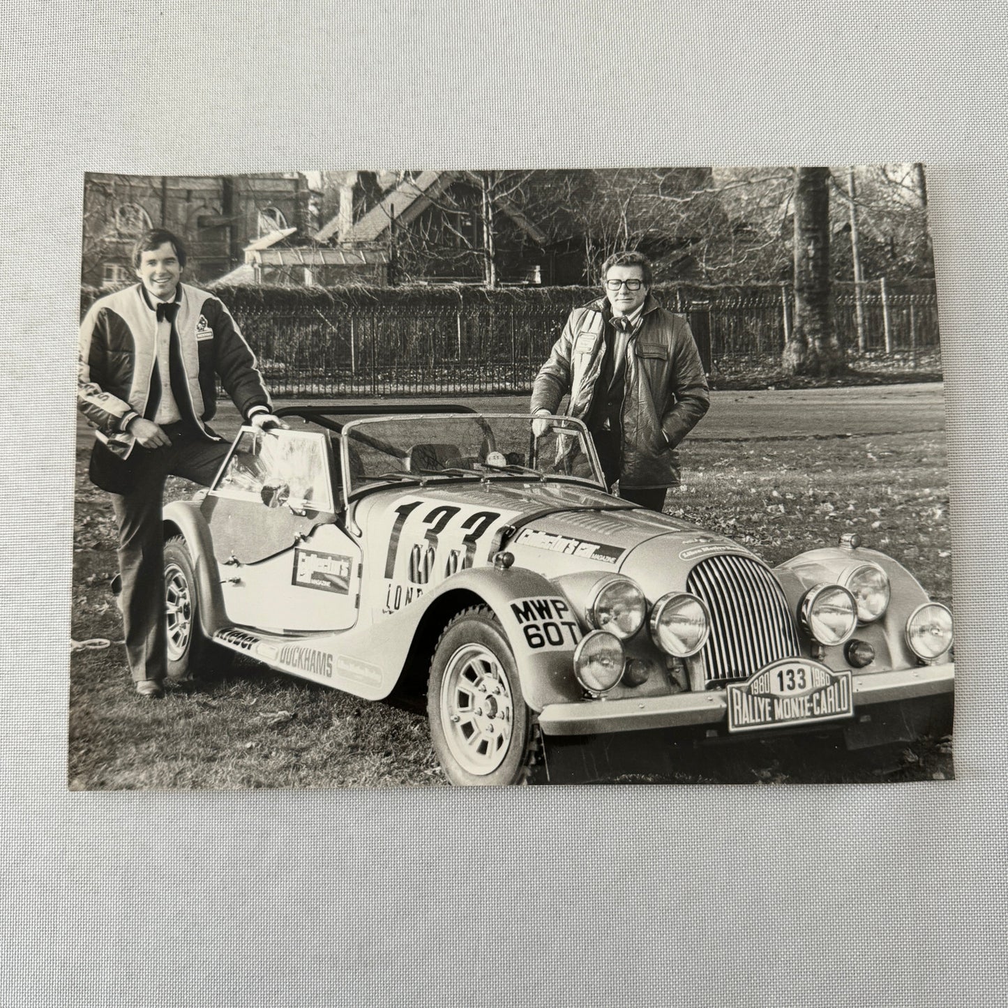 1980 Rallye Monte Carlo Morgan Roadster Car Press Photo Photograph