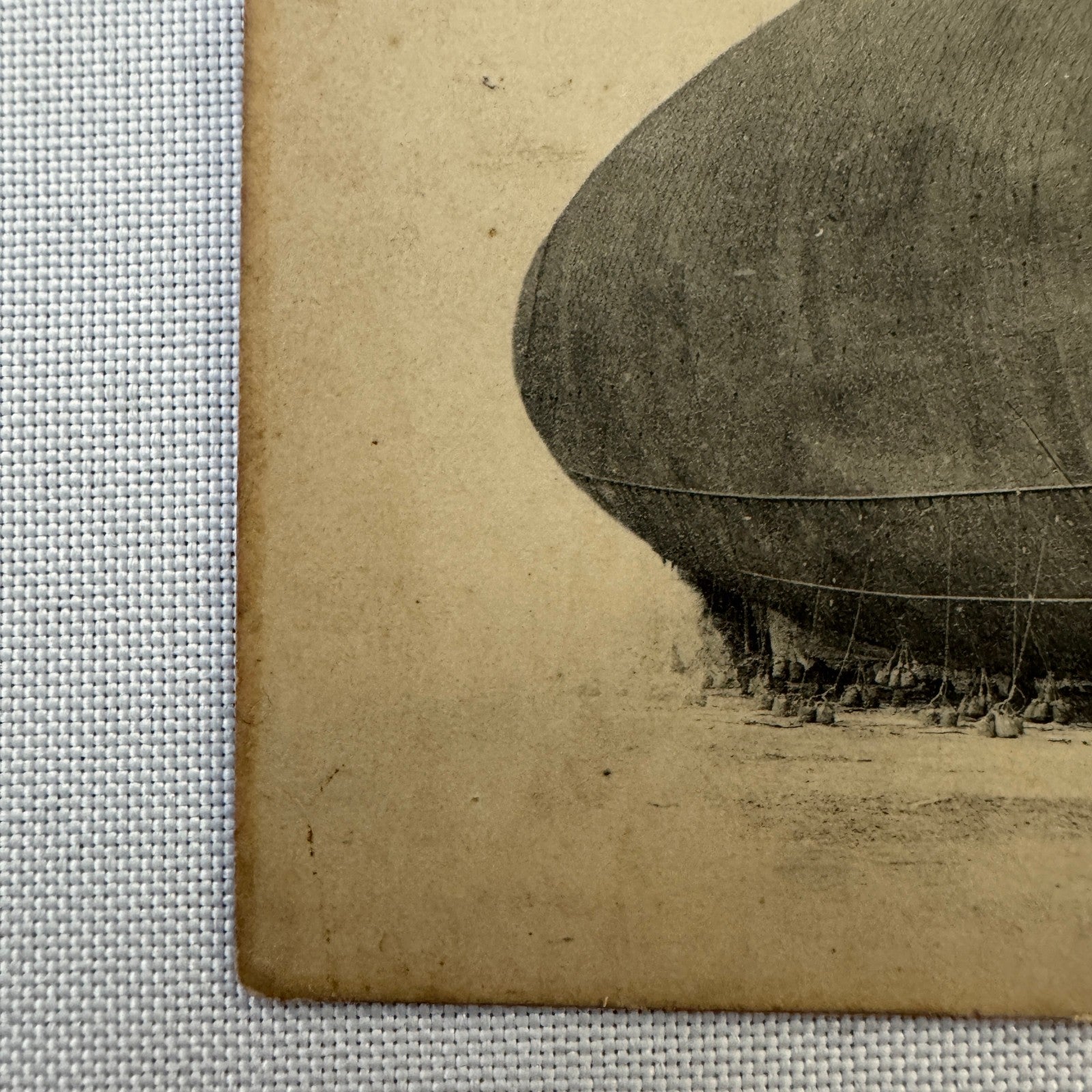 Vintage Zeppelin Airship Dirigible America Postcard Post Card French North Pole