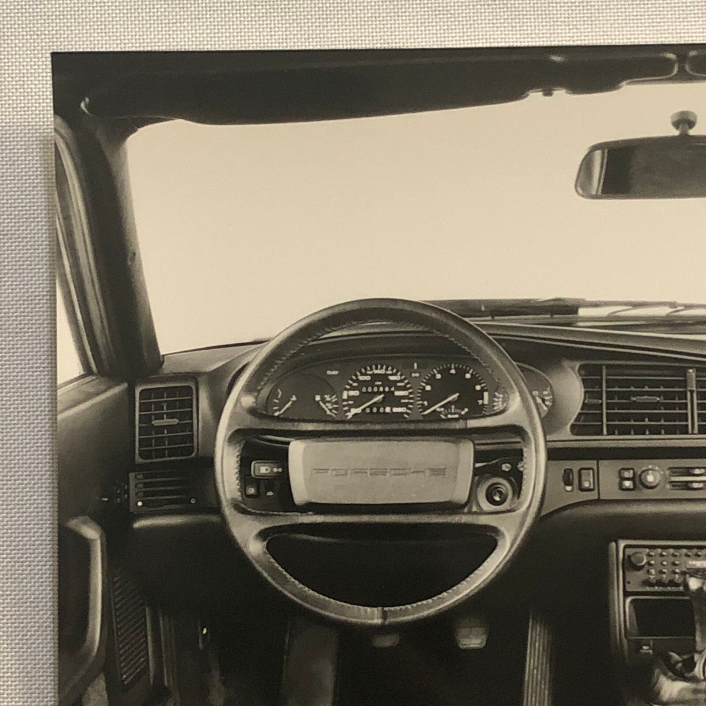 Porsche 944 Interior Factory Press Photo Photograph Werkfoto 1989 ?