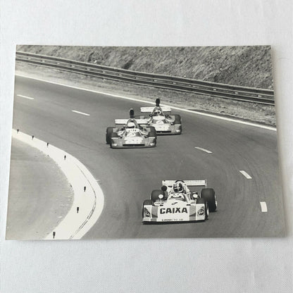 Vintage 1976 Formula 2 F2 Rouen Grand Prix Racing Photo Photograph Alex Ribeiro 