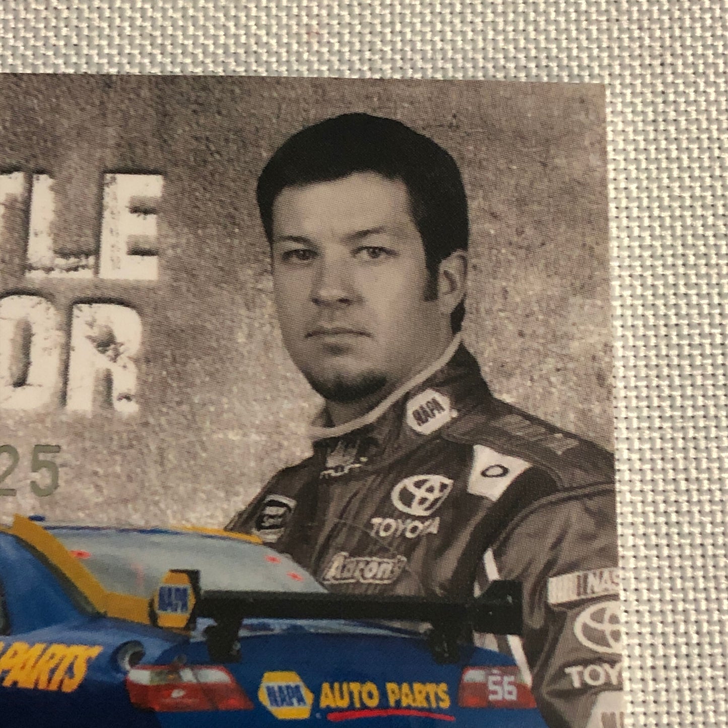 2010 Press Pass Martin Truex Jr Battle Armor Race Sheet Metal Relic Card /225