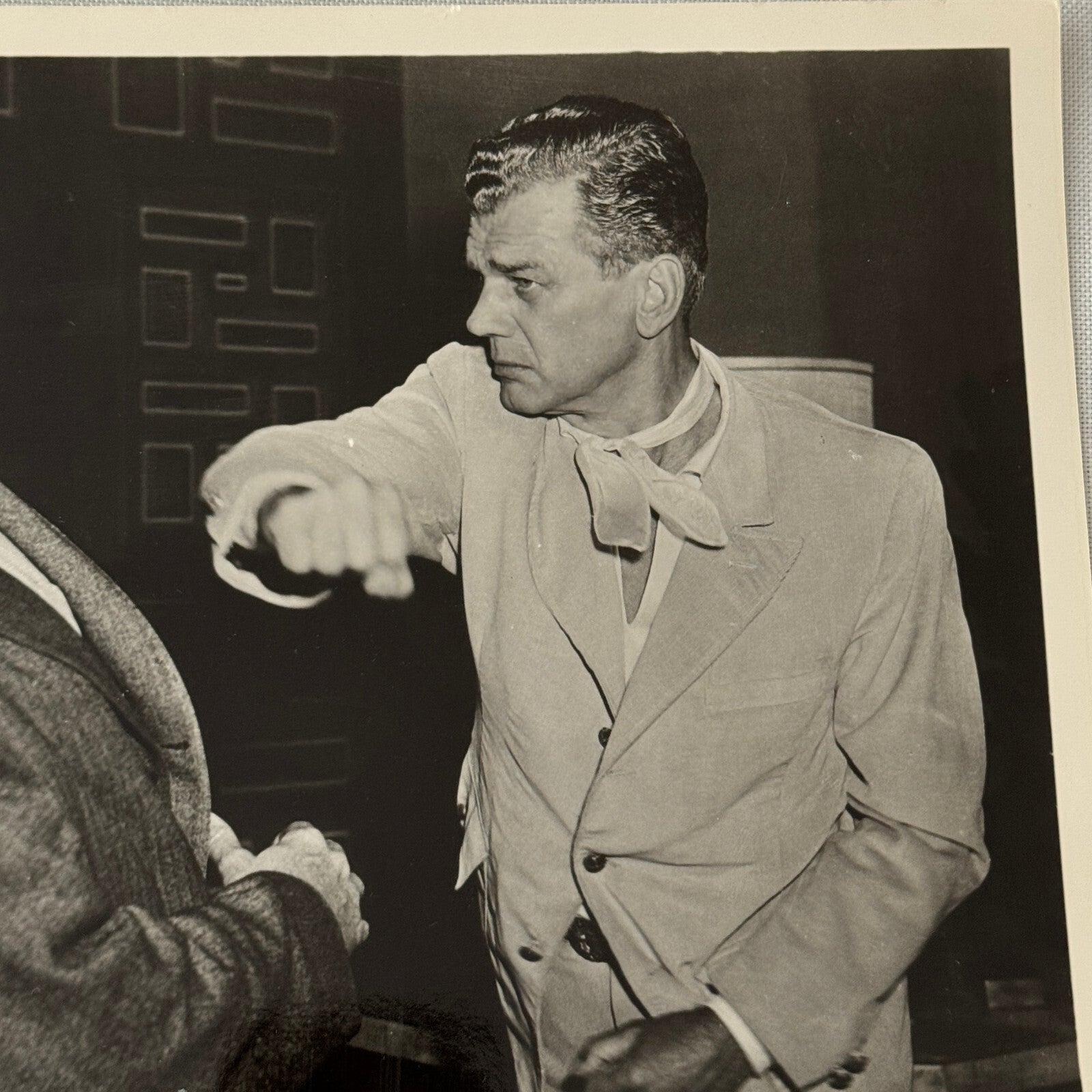 Vintage Movie Still Photo Photograph Fight Scene The Bottom of the Bottle