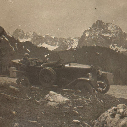 Antique Car Automobile in Mountains Photo Photograph Lot 3x
