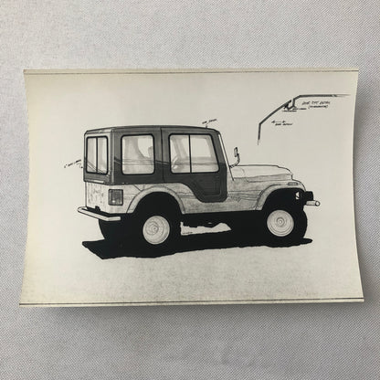 Vintage Car Design Photo Photograph Jeep Aftermarket Roof Top ?