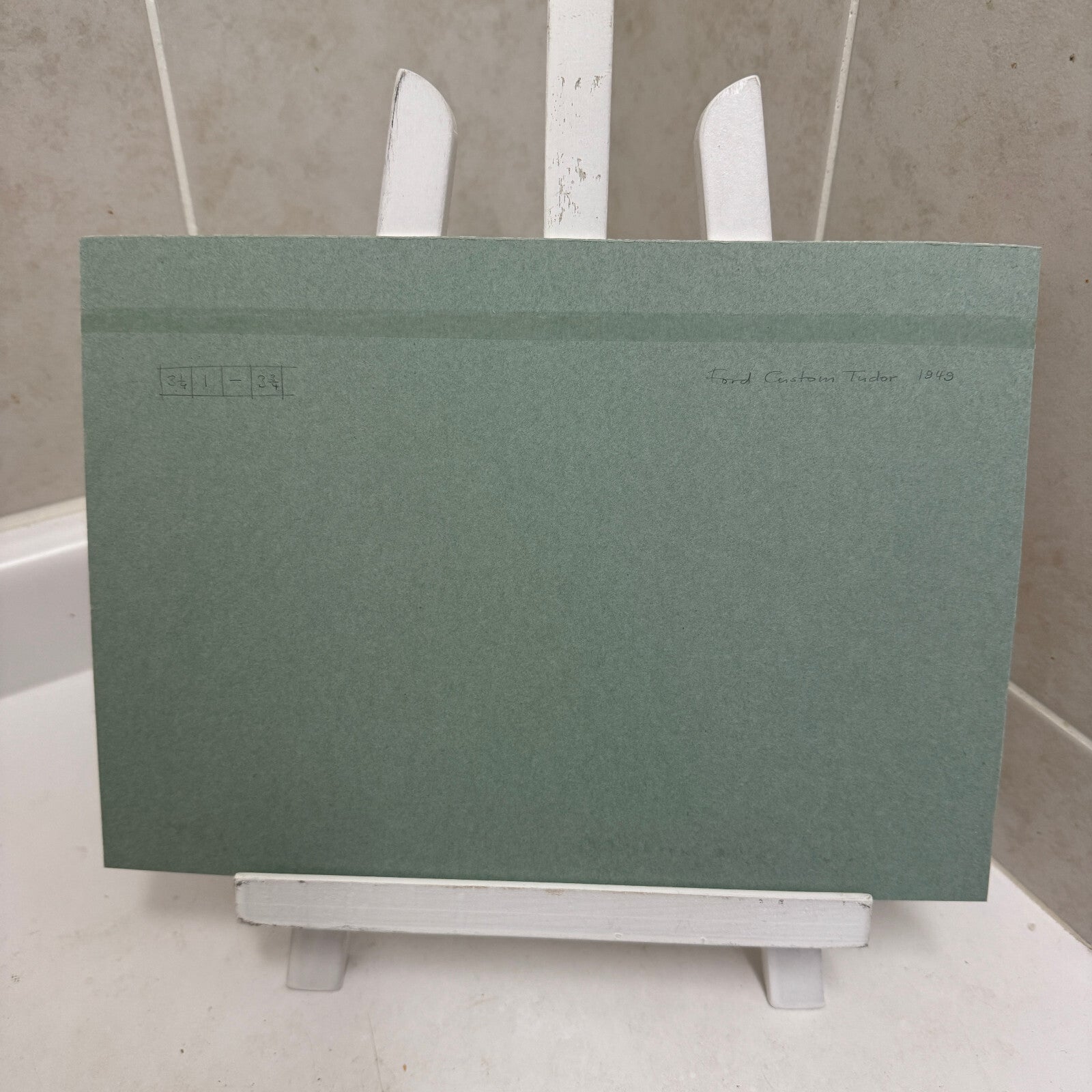 1949 Ford Custom Tudor Car Illustration Art Drawing Hand Drawn Robert Preis